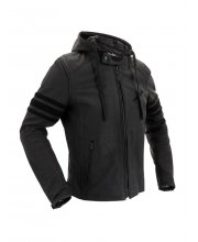 Richa Toulon Leather Jacket Black Edition at JTS Biker Clothing